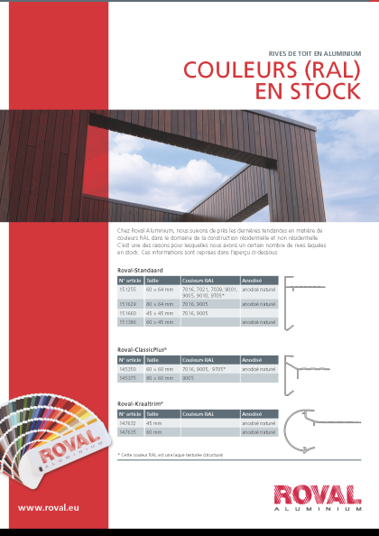 Teintes RAL